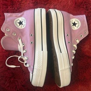 Converse High Top Sneakers - Pink Canvas
